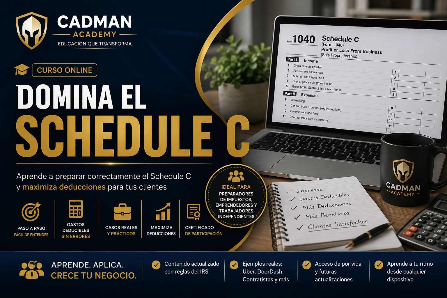 Domina el Schedule C
